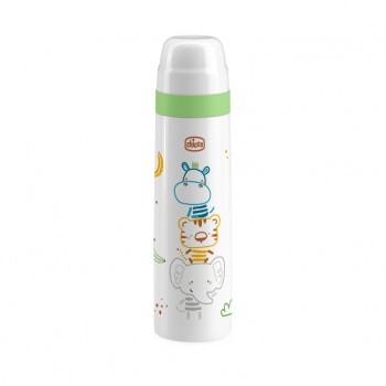 CHICCO Termoska biela s obrázkami mix dizajnov 500 ml