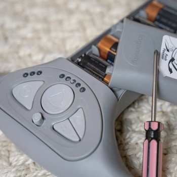 INGENUITY Hojdačka konvertibilná cestovná s melódiou Bella Teddy™ 0m+ do 9kg