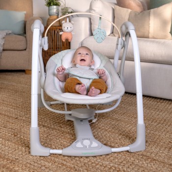 INGENUITY Hojdačka konvertibilná cestovná s melódiou Cozy Spot™ 0m+ do 9kg
