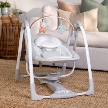 INGENUITY Hojdačka konvertibilná cestovná s melódiou Cozy Spot™ 0m+ do 9kg