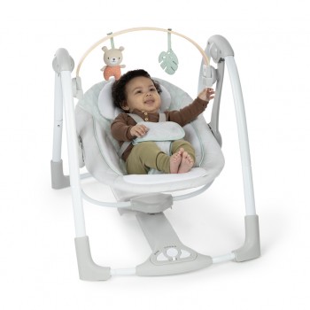 INGENUITY Hojdačka konvertibilná cestovná s melódiou Cozy Spot™ 0m+ do 9kg