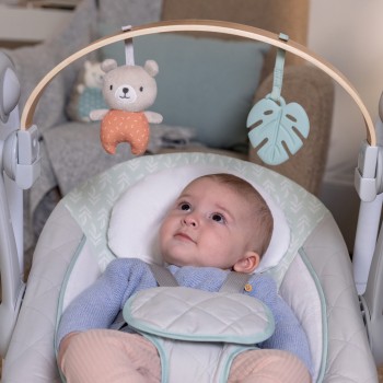 INGENUITY Hojdačka konvertibilná cestovná s melódiou Cozy Spot™ 0m+ do 9kg