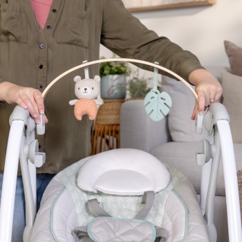 INGENUITY Hojdačka konvertibilná cestovná s melódiou Cozy Spot™ 0m+ do 9kg