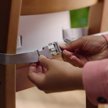 INGENUITY Podsedák na jedálenskú stoličku Simplicity Seat™ Grey 6m+, do 15kg