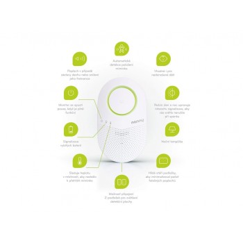 JABLOTRON Monitor dechu miminka Nanny 3