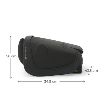 KINDERKRAFT Autosedačka skladacia Unity 2 I-Size (100-150 cm) Black