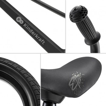 KINDERKRAFT Odrážadlo Eter Black