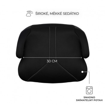 KINDERKRAFT Podsedák I-Boost 2 (125–150 cm) Black