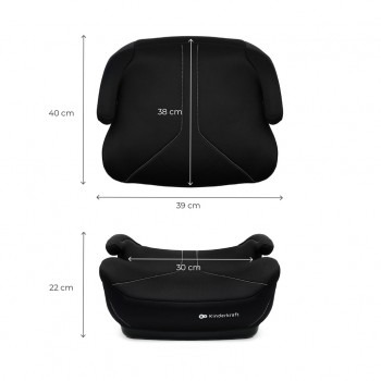 KINDERKRAFT Podsedák I-Boost 2 (125–150 cm) Black