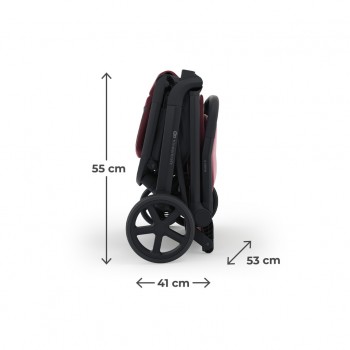 KINDERKRAFT SELECT Kočík športový Nubi 3 Dark Ruby