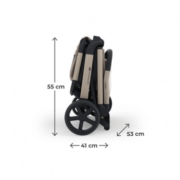 KINDERKRAFT SELECT Kočík športový Nubi 3 Sand Beige