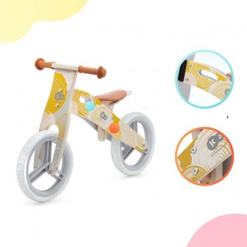 KINDERKRAFT SELECT Odrážadlo Runner Nature Grey, Premium