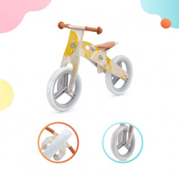 KINDERKRAFT SELECT Odrážadlo Runner Nature Grey, Premium