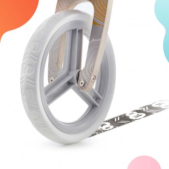 KINDERKRAFT SELECT Odrážadlo Runner Nature Grey, Premium