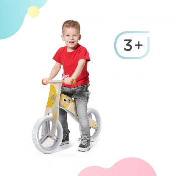 KINDERKRAFT SELECT Odrážadlo Runner Nature Grey, Premium