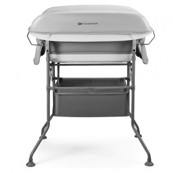 KINDERKRAFT Stolík prebaľovací s vaničkou Bubbly Grey