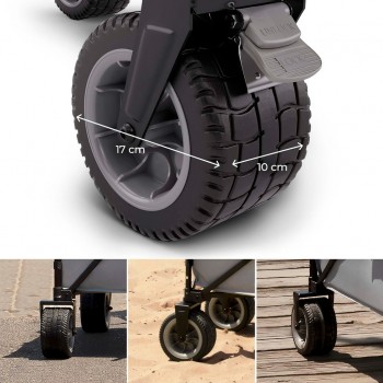 KINDERKRAFT Vozík prepravný skladací Wagon Rollster Blue
