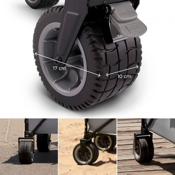 KINDERKRAFT Vozík prepravný skladací Wagon Rollster Grey