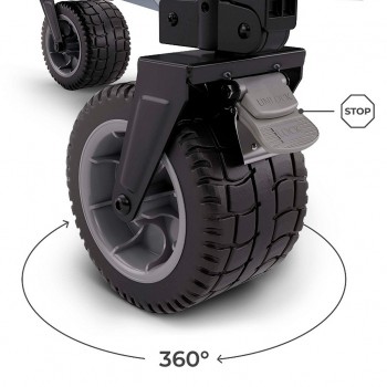 KINDERKRAFT Vozík prepravný skladací Wagon Rollster Grey