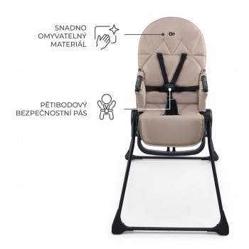KINDERKRAFT Stolička jedálenská Binci Beige