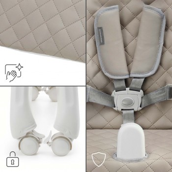 KINDERKRAFT Stolička jedálenská Tulo Beige