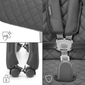 KINDERKRAFT Stolička jedálenská Tulo Grey