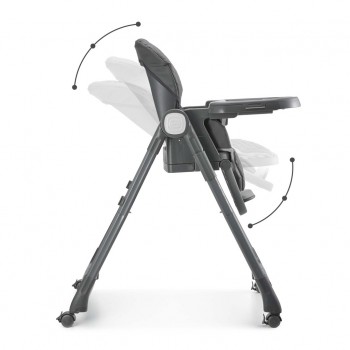 KINDERKRAFT Stolička jedálenská Tulo Grey