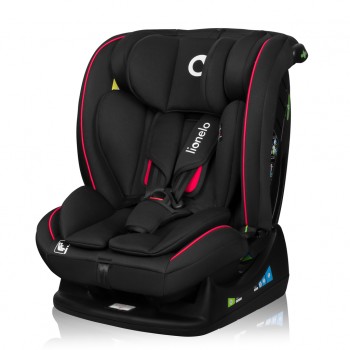 LIONELO Autosedačka Aart i-Size (40-150 cm) Black Carbon Red