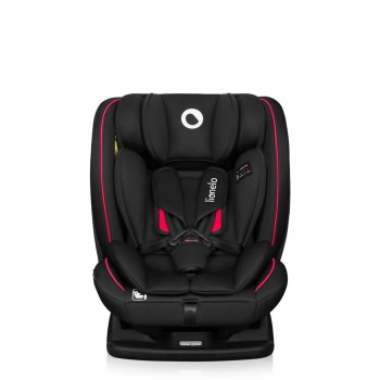 LIONELO Autosedačka Aart i-Size (40-150 cm) Black Carbon Red
