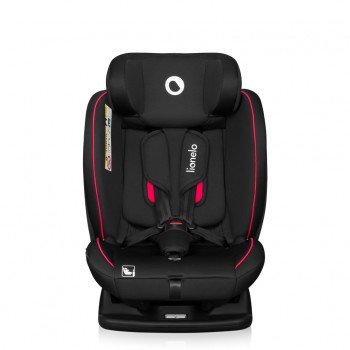 LIONELO Autosedačka Aart i-Size (40-150 cm) Black Carbon Red
