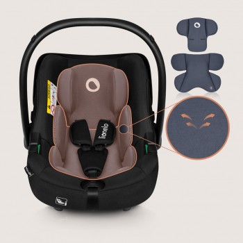 LIONELO Autosedačka Astrid i-Size (40-87 cm) Black Grey