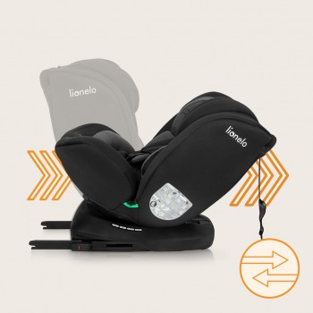 LIONELO Autosedačka Bastiaan i-Size (40-150 cm) Black Grey