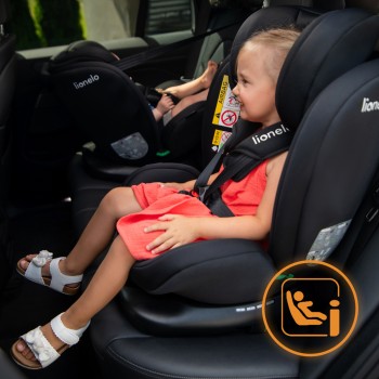 LIONELO Autosedačka Bastiaan i-Size (40-150 cm) Black Red