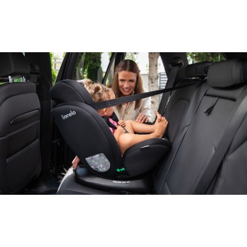 LIONELO Autosedačka Bastiaan i-Size (40-150 cm) Black Red