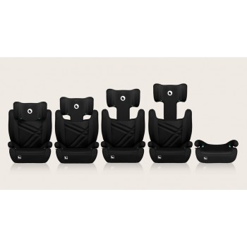 LIONELO Autosedačka Hugo i-Size (100-150 cm) Black Carbon