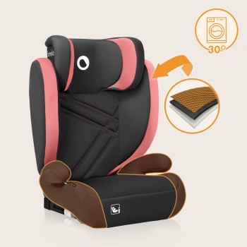 LIONELO Autosedačka Hugo i-Size (100-150 cm) Pink Baby