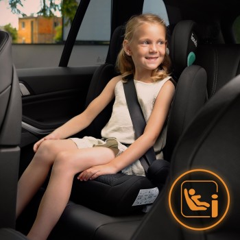 LIONELO Autosedačka Hugo i-Size (100-150 cm) Sporty Black Red