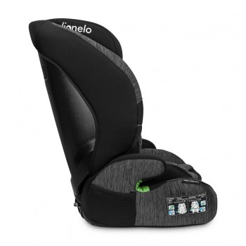 LIONELO Autosedačka Levi One i-Size (76-150 cm) Black Grey
