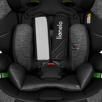 LIONELO Autosedačka Levi One i-Size (76-150 cm) Black Grey