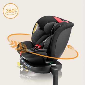 LIONELO Autosedačka Navy i-Size (40-150 cm) Black Red