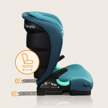 LIONELO Autosedačka Neal i-Size (100-150 cm) Green Turquoise