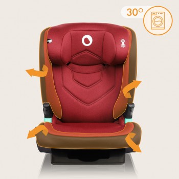LIONELO Autosedačka Neal i-Size (100-150 cm) Red Burgundy