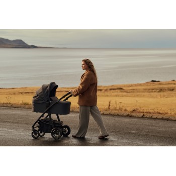 LIONELO Kočík kombinovaný Amber Plus 3v1 Grey Graphite