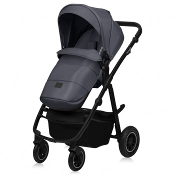 LIONELO Kočík kombinovaný Amber Plus 3v1 Grey Graphite