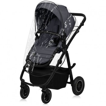 LIONELO Kočík kombinovaný Amber Plus 3v1 Grey Graphite