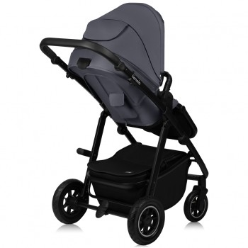 LIONELO Kočík kombinovaný Amber Plus 3v1 Grey Graphite