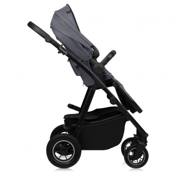 LIONELO Kočík kombinovaný Amber Plus 3v1 Grey Graphite