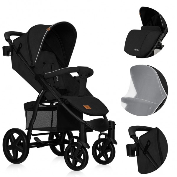 LIONELO Kočík športový Annet Plus Black Carbon