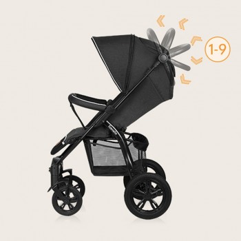 LIONELO Kočík športový Annet Tour Black Carbon