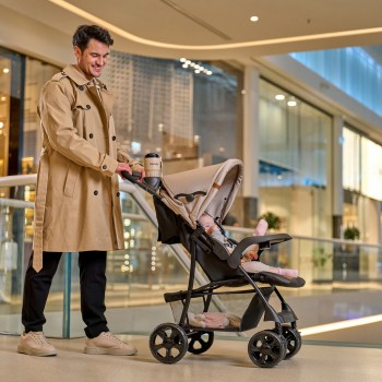 LIONELO Kočík športový Emma Plus Grey Dove